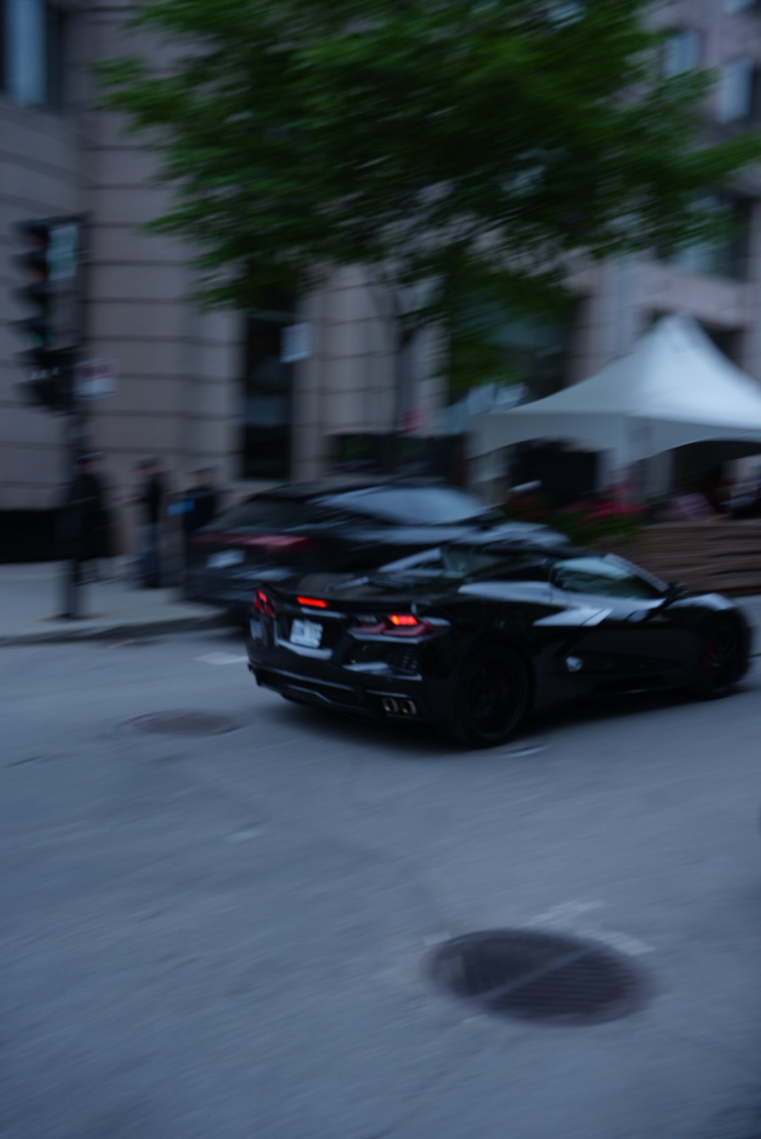 Corvette C8 — en mouvement